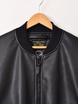 Backers フェイクレザー MA-1 フライトジャケット