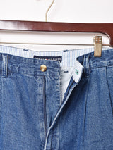 TOMMY HILFIGER タック入り デニムショートパンツ W34