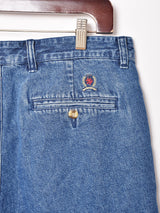 TOMMY HILFIGER タック入り デニムショートパンツ W34