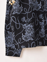 【2色展開】 花柄 ゴブラン織り ベトジャンタイプ ジャケット