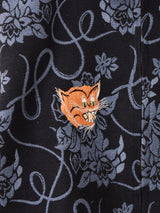 【2色展開】 花柄 ゴブラン織り ベトジャンタイプ ジャケット