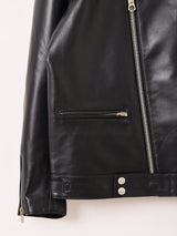 Backers シープスキン レザー ライダースジャケット