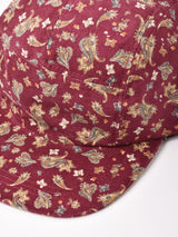 【2色展開】Made in Japan コーデュロイ ペイズリー柄 キャップ