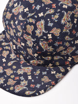 【2色展開】Made in Japan コーデュロイ ペイズリー柄 キャップ