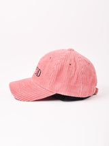 刺繍入り コーデュロイ キャップ「OUR MOOD」