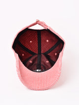 刺繍入り コーデュロイ キャップ「OUR MOOD」