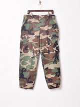 アメリカ軍 ウッドランドカモ カーゴパンツ W34