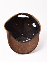 【4色展開】カレッジ刺繍入り ウール キャップ