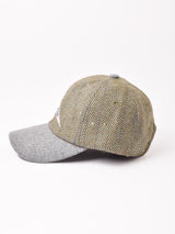 【4色展開】カレッジ刺繍入り ウール キャップ