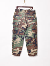 アメリカ軍 ウッドランドカモ カーゴパンツ W34