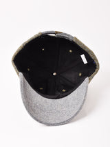 【4色展開】カレッジ刺繍入り ウール キャップ