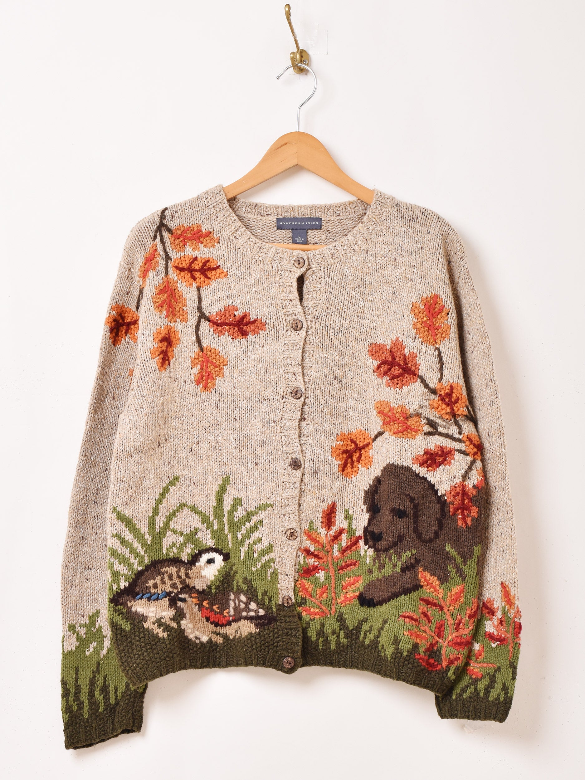 アニマル 犬＆鳥 カーディガン – 古着屋Top of the Hillのネット通販サイト