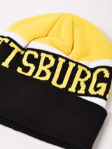 【2色展開】ロゴ ニットキャップ「PITTSBURGH」