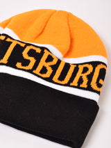 【2色展開】ロゴ ニットキャップ「PITTSBURGH」