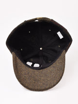 【4色展開】カレッジ刺繍入り ウール キャップ