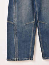 Meridian 3Dデザイン カーブデニムパンツ