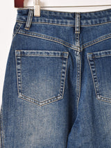 Meridian 3Dデザイン カーブデニムパンツ