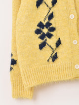 【2色展開】Meridian フラワーモチーフ カーディガン