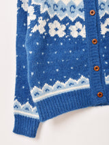 【2色展開】Meridian フェアアイル柄 カーディガン