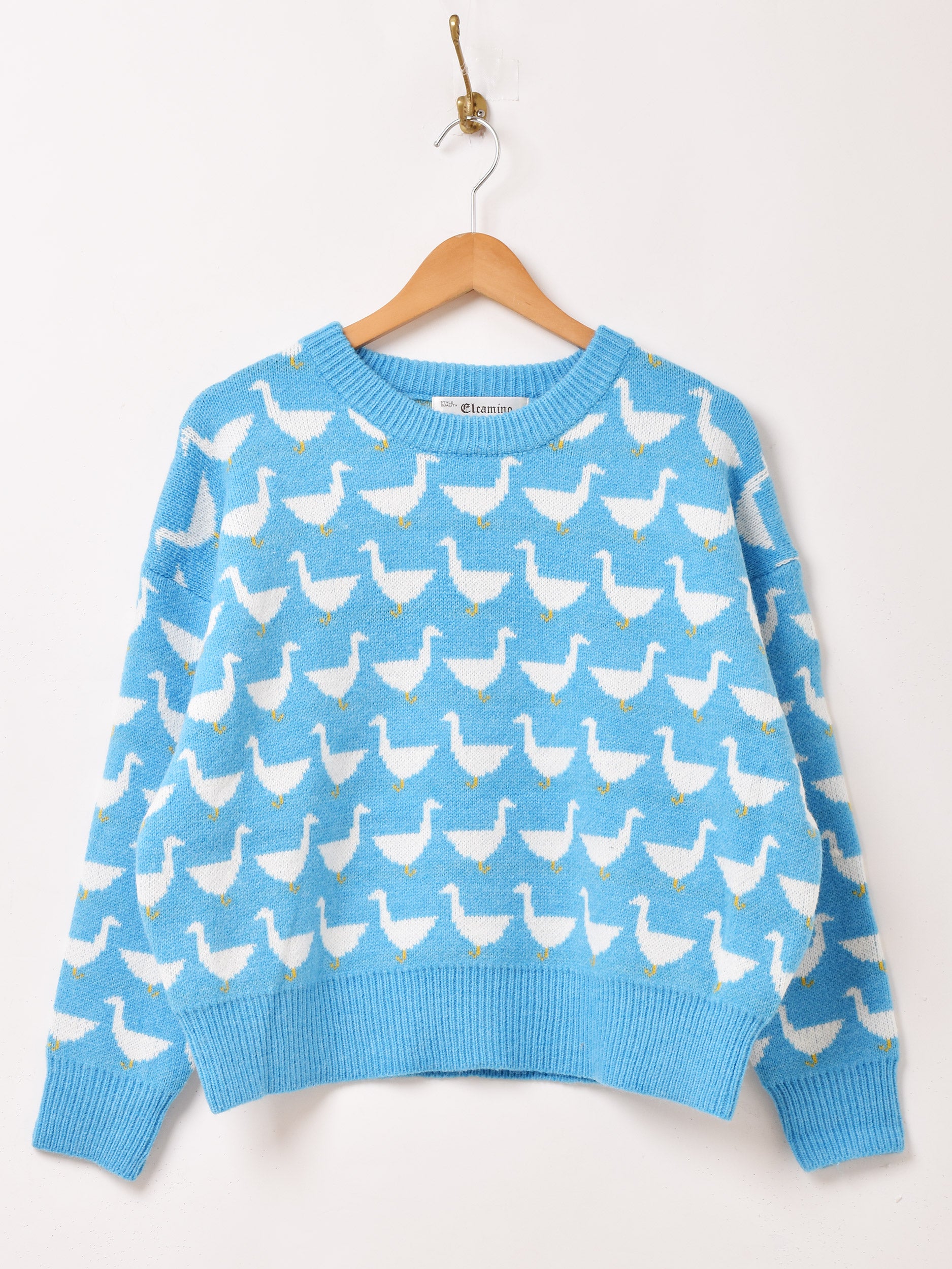 名門GALLIA 極上の紳士ポロセーター 買えるLEONモデル 粋なブルー色