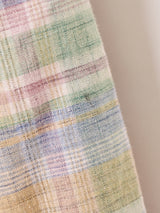 チェック柄 パステル テーラードジャケット