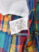 アメリカ製 チェック柄 マルチカラー テーラードジャケット