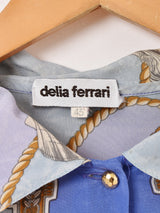 マリン柄 長袖シャツ