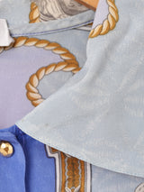 マリン柄 長袖シャツ