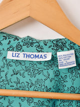 花柄 長袖シャツ