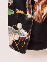 総柄 カウボーイ 長袖シャツ