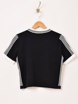 【3色展開】Meridian ラインデザイン 半袖 ポロセーター