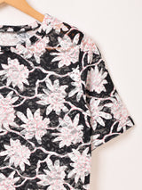 Meridian 花柄 レース 半袖カットソー