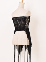 【2色展開】Meridian コルセットデザイン レース ビスチェ