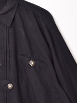 【2色展開】 オーバーシルエット 長袖 チロルシャツ