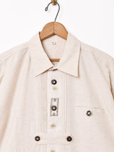 【2色展開】 オーバーシルエット 長袖 チロルシャツ