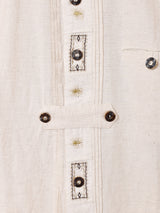 【2色展開】 オーバーシルエット 長袖 チロルシャツ