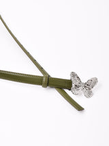 【3色展開】バタフライモチーフ ベルト