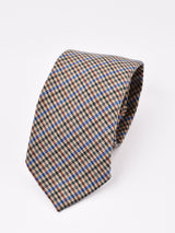 スモール ガンクラブチェック柄 ネクタイ
