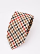 ビッグ ガンクラブチェック柄 ネクタイ