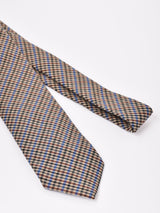スモール ガンクラブチェック柄 ネクタイ