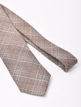 【2色展開】グレンチェック柄 ネクタイ