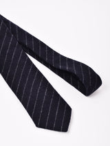 ピンストライプ柄 ウールネクタイ