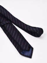 ピンストライプ柄 ウールネクタイ