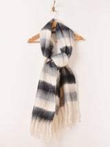 【2色展開】大判 マルチボーダー ストール