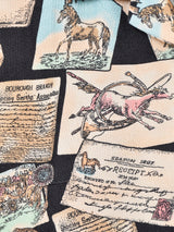 Emerald Motel 総柄 半袖 オープンカラーシャツ