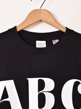 【2色展開】 プリント ロングスリーブTシャツ「ABCDEFUCK」