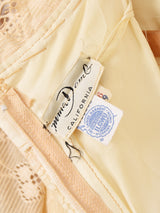 70's Made in USA "Emma Domb" レース ロングドレス
