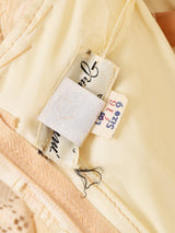 70's Made in USA "Emma Domb" レース ロングドレス