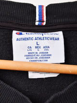 "Champion" ロゴ刺繍 切り替えデザイン スウェットシャツ