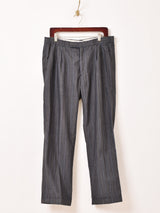 ストライプ スラックス W34